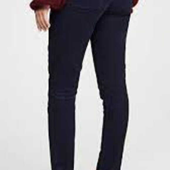CITIZENS OF HUMANITY Harlow Ankle Mid Rise Slim Maternity Navy Corduroy 25 - Picture 3 of 16